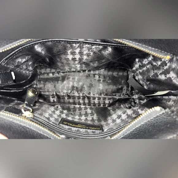 Karl Lagerfeld Paris Iris tote bag in black pebbled leather NWOT - Picture 14 of 14